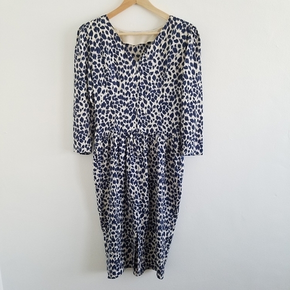 Vintage Silks by ST Gillian Pleated Dress Size 2 - Picture 2 of 10